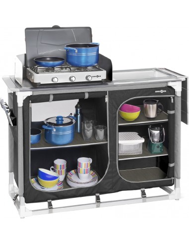 Mueble cocina con fregadero plegable integrado Square Brunner