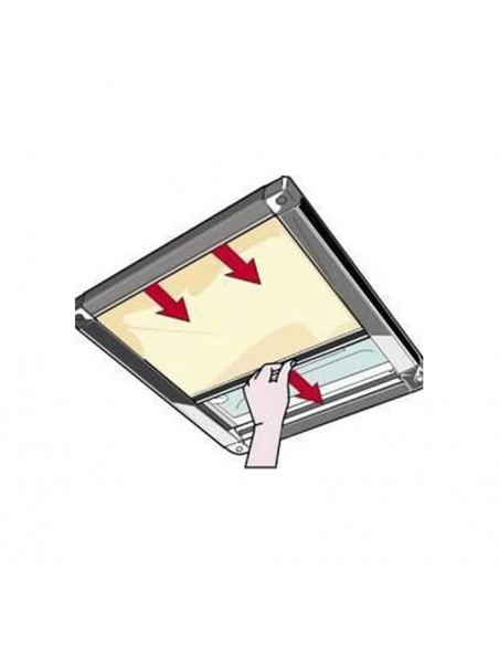 Darkening frame and mosquito net Fiamma skylight Vent 50 x 50 cm