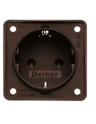 Fiche pour prise 230v Marron