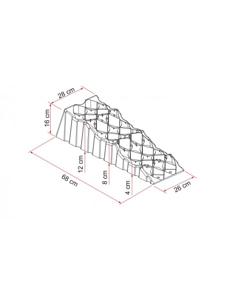 Kit de calzos Level UP Premium S de Fiamma Kit de calzos Level UP Premium S de Fiamma