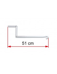 Maniglia in alluminio corto Fiamma