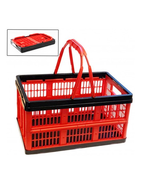 Caisse/corbeille plastique pliante polyvalente 16 Litres Tontarelli