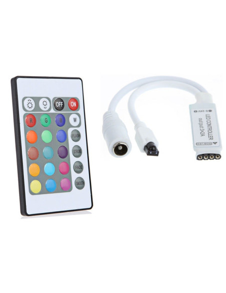 Dimmer controller per strisce a led rgb con telecomando Dimmer controller per strisce a led rgb con telecomando