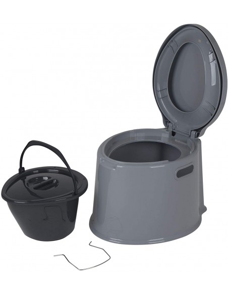 Bo-Camp Toilette portative de 7 litres avec siège Bo-Camp Toilette portative de 7 litres avec siège