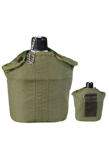 Water bottle 1 Liter military green