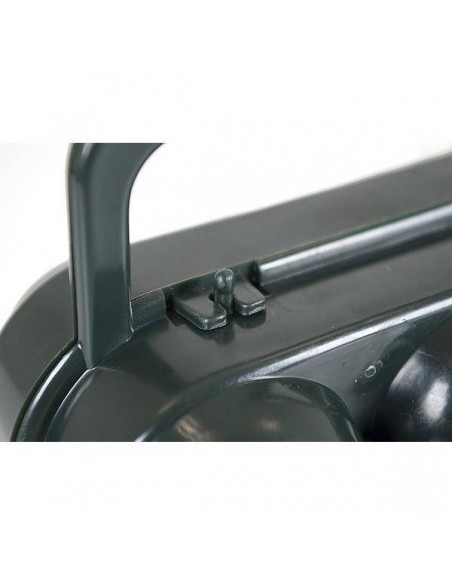 Coquetier en plastique noir pour 6 oeufs. Bo Camp