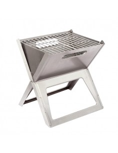 Barbacoa plegable con rejilla. Bo-Camp