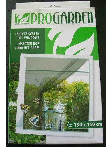 Cortina mosquitera anti insectos para ventana 130 x 150 cm Progarden