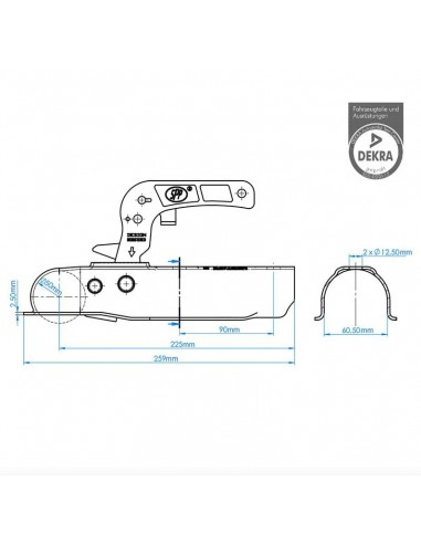 60mm Pro Plus Tow Ball Hitch Stabilizer