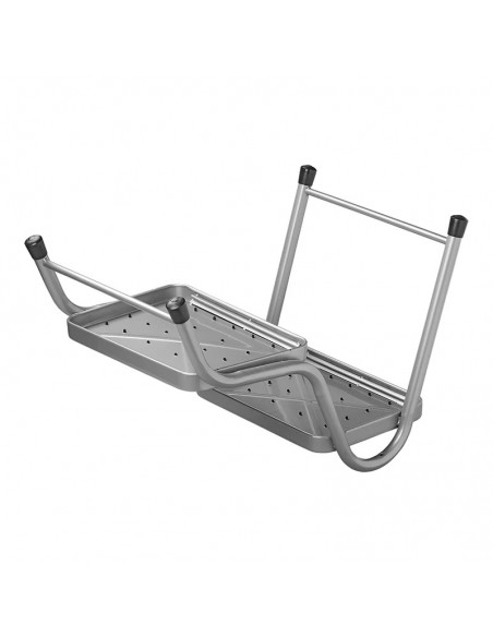 Escalerilla de dos peldaños de alta resistencia para caravana / autocaravana