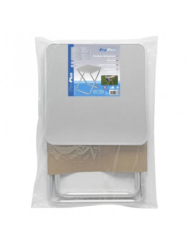 Sgabello pieghevole con piano di lavoro