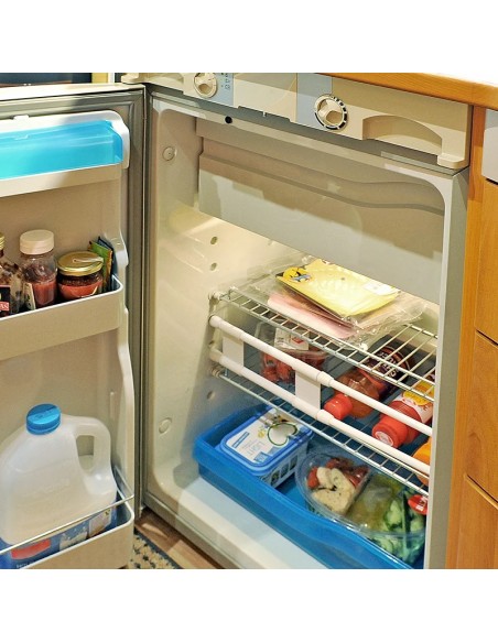 Extendable locking bars from 40.5 to 71 cm for refrigerators and cabinets