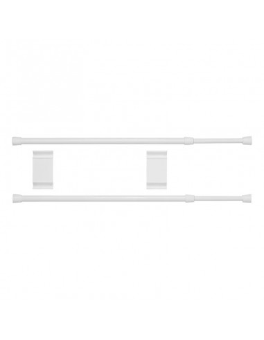 Extendable locking bars from 40.5 to 71 cm for refrigerators and cabinets