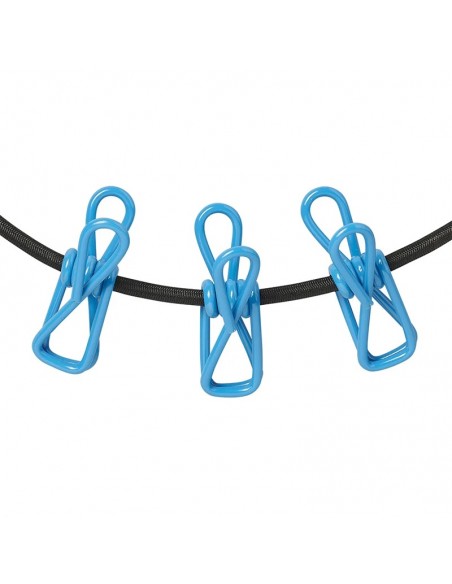Comò elastico con 12 morsetti per vestiti Comò elastico con 12 morsetti per vestiti