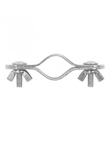 Double clamping end clamp for tube 25-28 mm