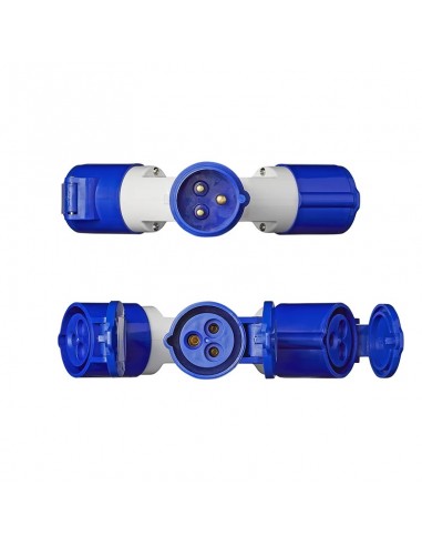 Adaptador Separador com 3 tomadas EEC 16 A