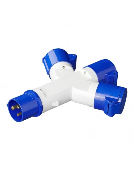 Adaptador Separador com 3 tomadas EEC 16 A Adaptador Separador com 3 tomadas EEC 16 A