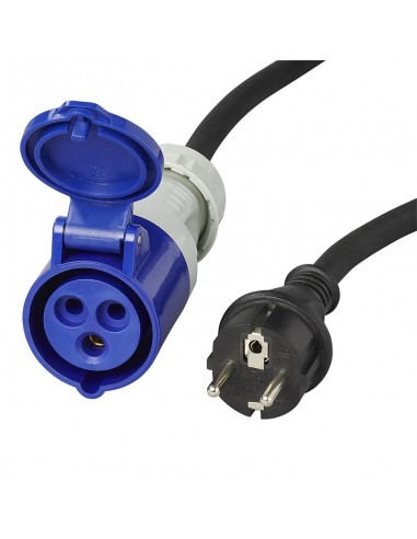 Cavo adattatore 150 cm 3x2,5 mm2 Schuko plug to CEE ProPlus