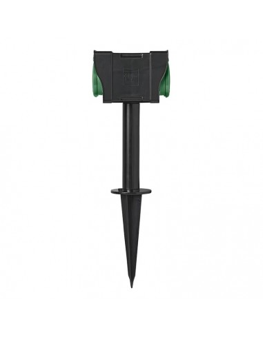 Schuko 4-way Spina da giardino con 2m 3x1,5mm2 Picket