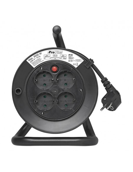Alargador de cable Schuko de 4 vías de 15 metros ProPlus