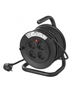 Alargador de cable Schuko de 4 vías de 15 metros ProPlus