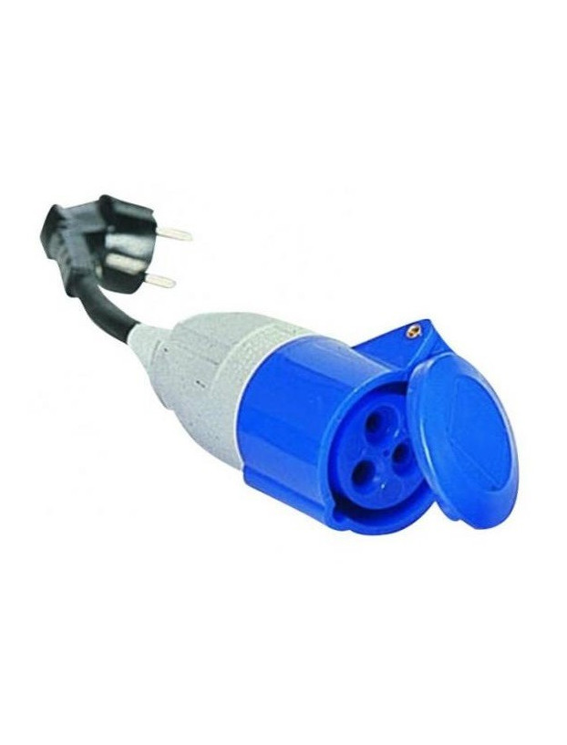 Schuko macho para adaptador fêmea cetac com cabo de 35 cm