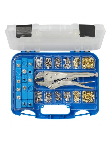 Assortimento di occhielli e spazzole di pressione 275 und. ProPlus Assortimento di occhielli e spazzole di pressione 275 und. ProPlus