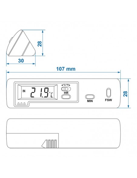 ProPlus Digital Indoor/Outdoor Thermometer