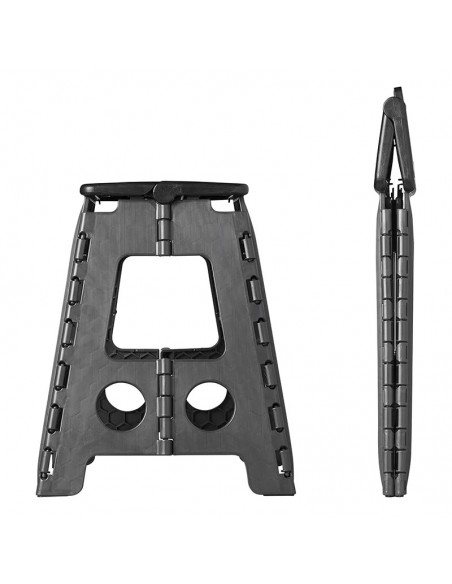 Klapphocker mit rutschfester Ablage