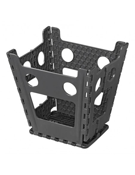 Klapphocker mit rutschfester Ablage