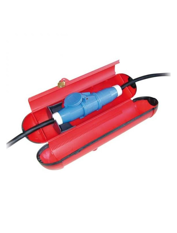 A carcaça protege os cabos CEE para uso externo