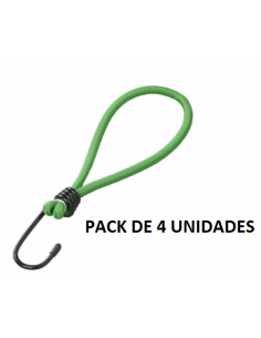 Tensor de goma con cinta elástica para red de remolque
