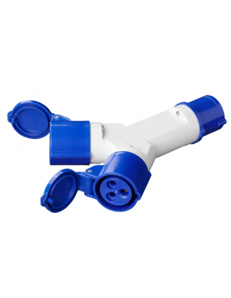 Double adapter for Cetac plug 16 A Double adapter for Cetac plug 16 A