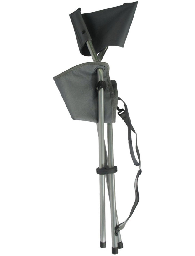 Leinwand Escabeau folding chair with backrest