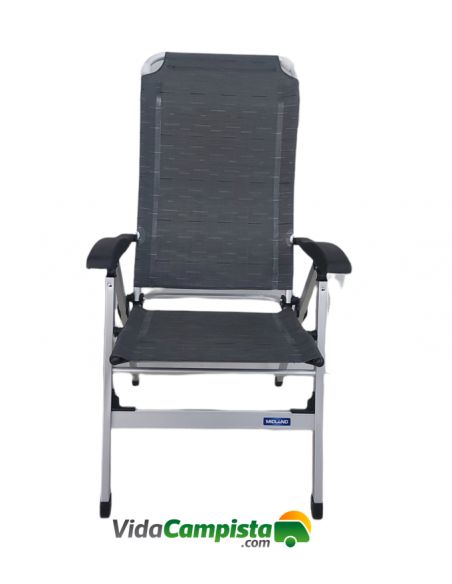 CHAISE PLIANTE MAXI CONFORT EN ALUMINIUM MIDLAND