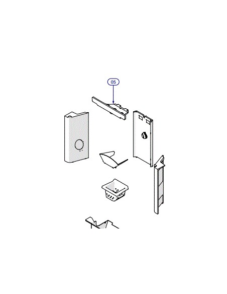 Déflecteur arrière ou arrière 8,5kw Piazzetta P950 P955 P956 P957 P958