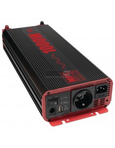 Inversor Convertidor y panel de control  Elektron Sinus de línea pura 1000 W