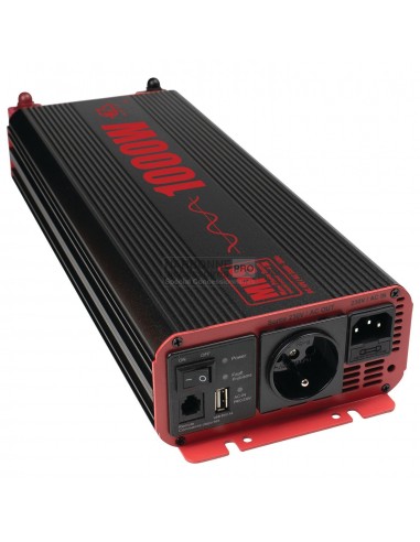Elektron Sinus Pure Line Onduleur Convertisseur et Panneau de Contrôle 1000 W