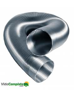 Tubo flexible de aluminio Ø7,5mm para canalización en Estufas Piazzetta y Superior