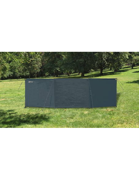 Paraviento de 3 paneles 460 x 140 gris Antracita Inaca