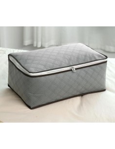 Borsa per abbigliamento grigio