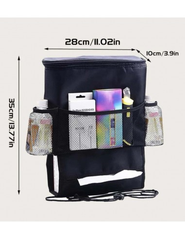 Bolsa organizador con nevera para asiento.