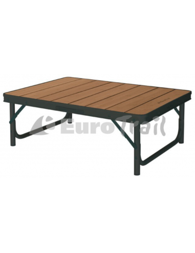 Tavolo pieghevole e regolabile in bambù Arsoli 60 x 45cm Eurotrail
