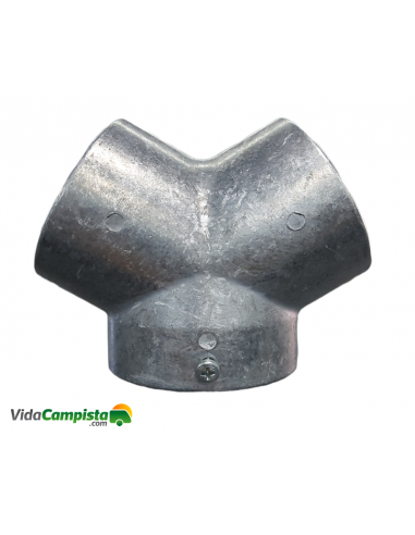 Bifurcación interior en "Y" para canalizar estufas de Pellets Piazzetta