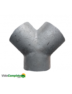 Bifurcación "Y" para canalizar estufas de Pellets Piazzetta y Superior