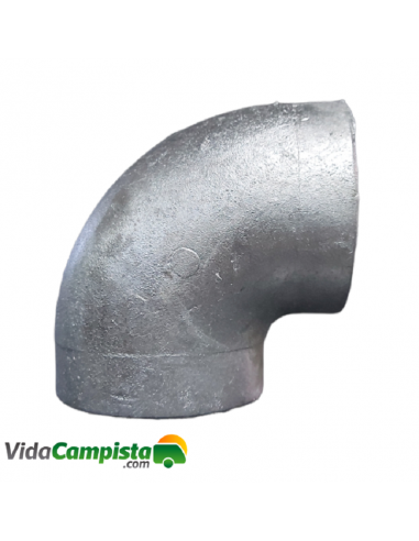 Codo para canalizaciones de estufas de Pellets 90º Piazzetta