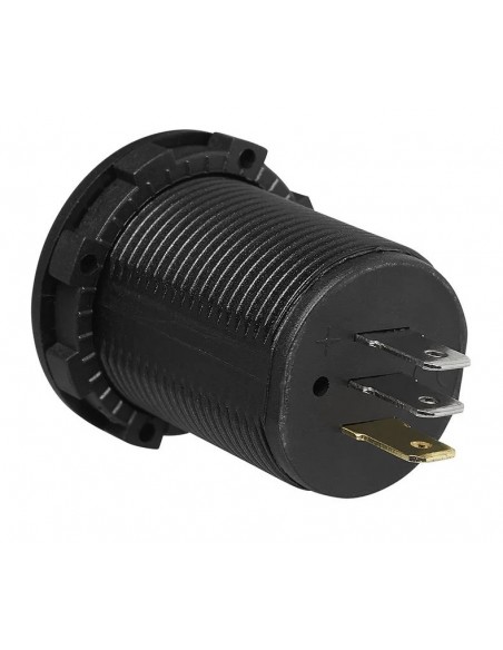 Voltímetro y amperímetro para encastrar 6 a 30V