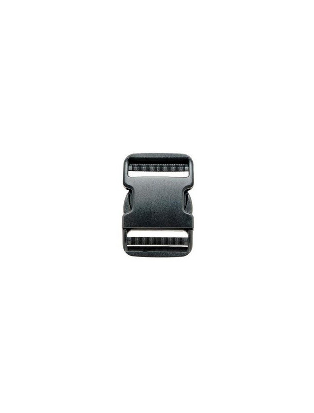 50 mm black plastic buckle closure