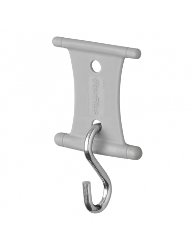 Percha con gancho s para riel de tienda 5/6mm y 7/8mm conjuto de 6 piezas