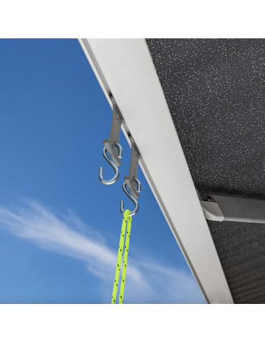 Percha con gancho s para riel de tienda 5/6mm y 7/8mm conjuto de 6 piezas